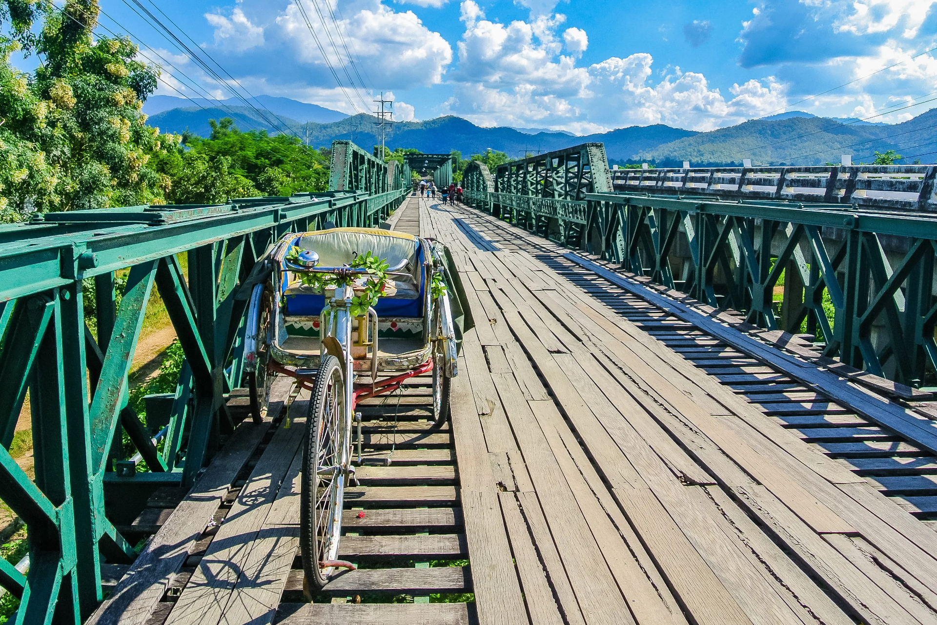 Puente de bambú de Mae Hong Son
