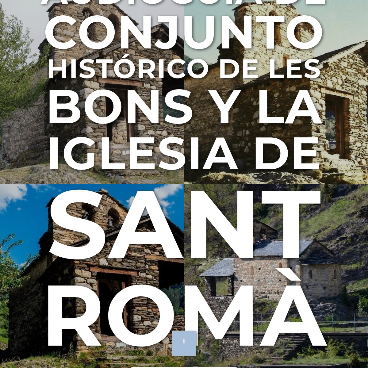 Audioguía de Iglesia Sant Roma Conjunto Historico Les Bons