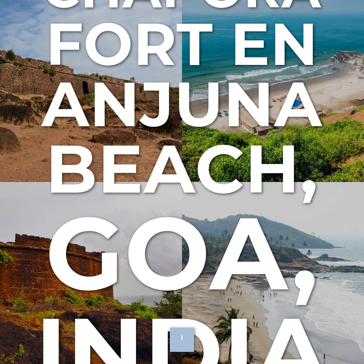 Audioguía de Chapora Fort en Anjuna Beach, Goa, India