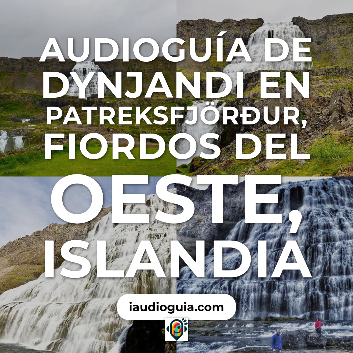 Audioguía de Dynjandi en Patreksfjörður, Fiordos del Oeste, Islandia