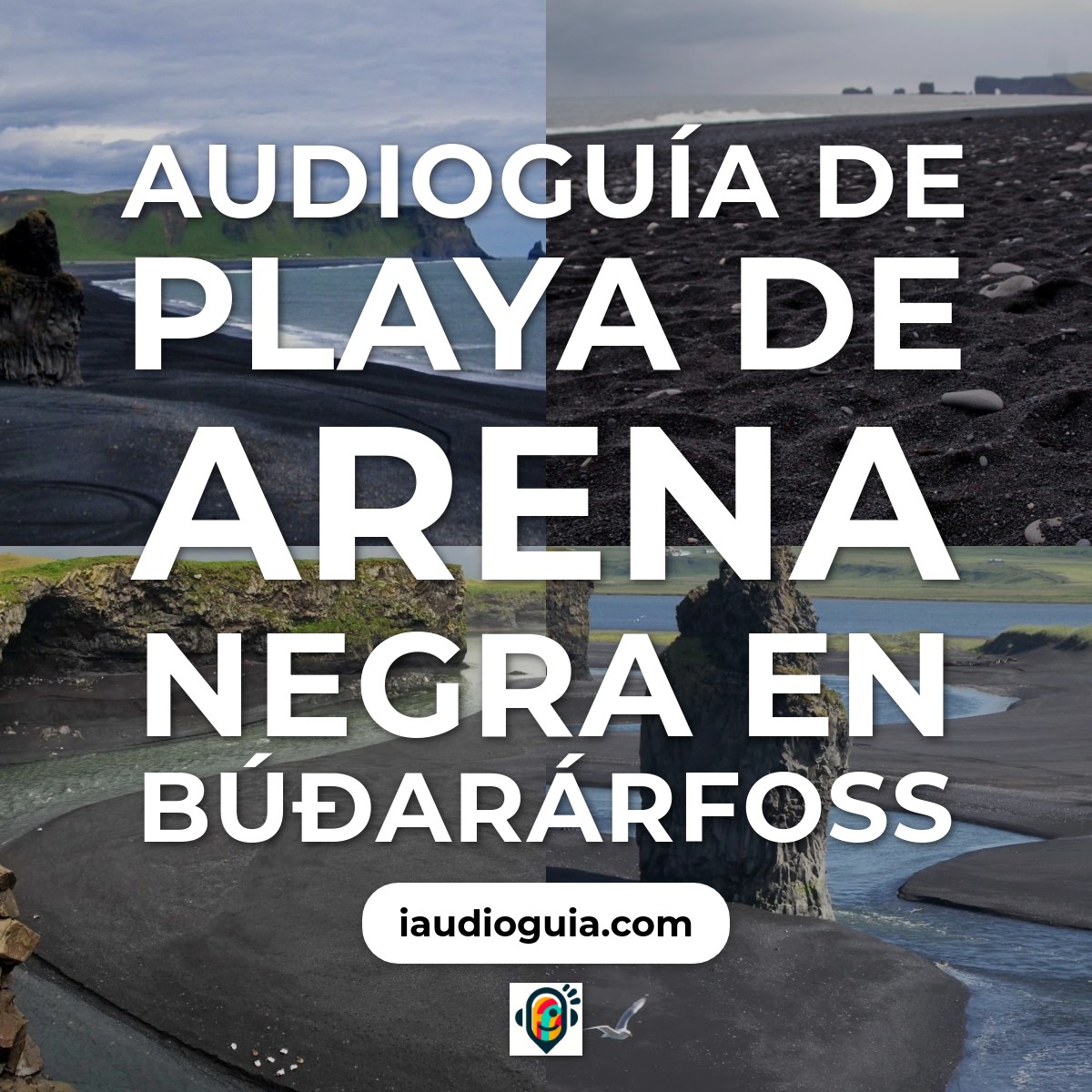 Audioguía de Playa Arena Negra En Budararfoss