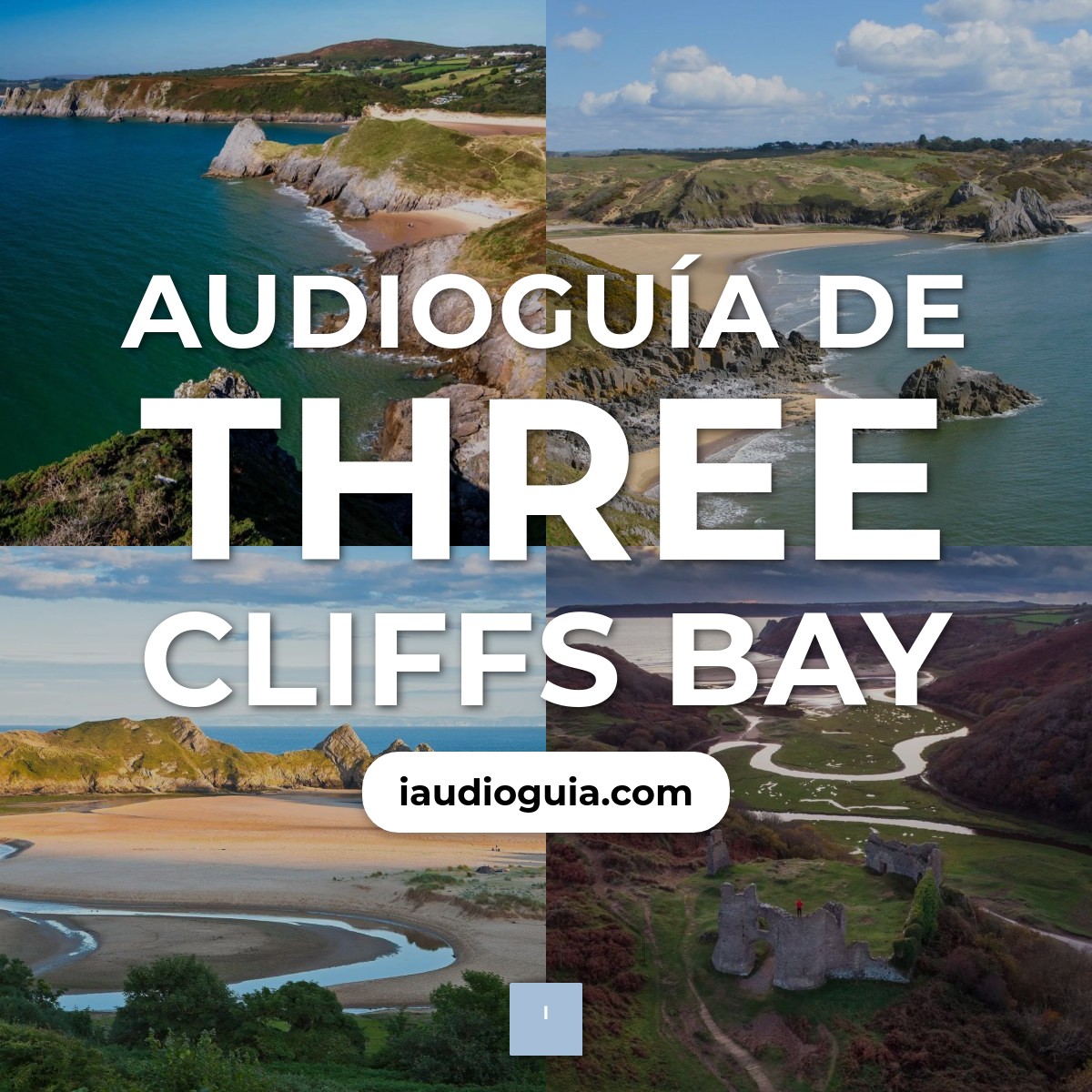 Audioguía de Three Cliffs Bay