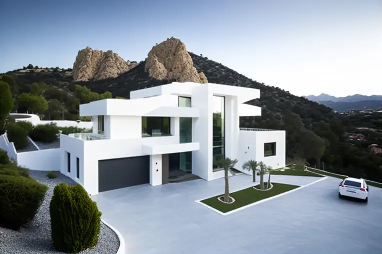 Villa moderna con vistas panorámicas en Marbella