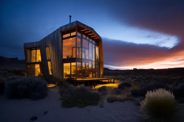 Refugio de lujo y sostenibilidad en Pucón, Chile con jardines con cascadas y vistas al mar