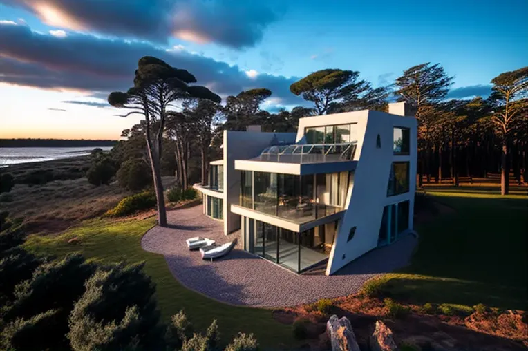 Casa de estilo mediterráneo con vistas impresionantes en Punta del Este