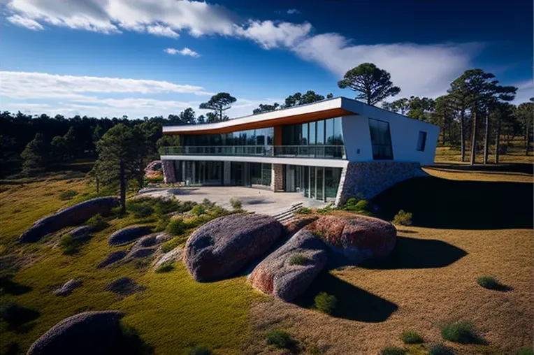 Lujosa casa mediterránea con espacios abiertos y vistas impresionantes en Uruguay