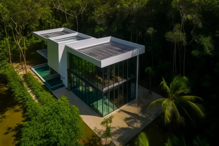 Arquitectura futurista en medio de la naturaleza de Punta Cana