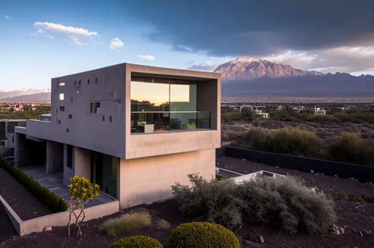 La Belleza del Atardecer: Casa moderna con vistas panorámicas y piscina al aire libre en Arequipa