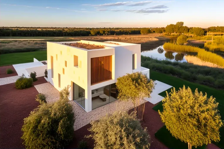 Lujos modernos en medio de la naturaleza: Casa de estilo mediterráneo en España