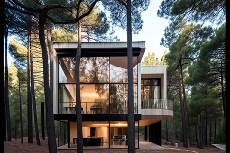 Espectaculares vistas panorámicas en esta Casa de Arquitectura contemporánea