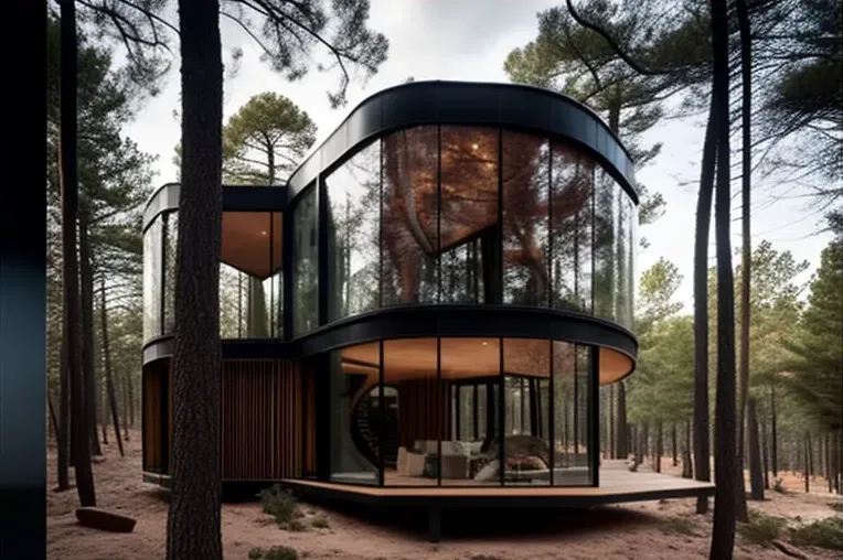 Sueño de bosques y niebla en esta impresionante Casa de Arquitectura