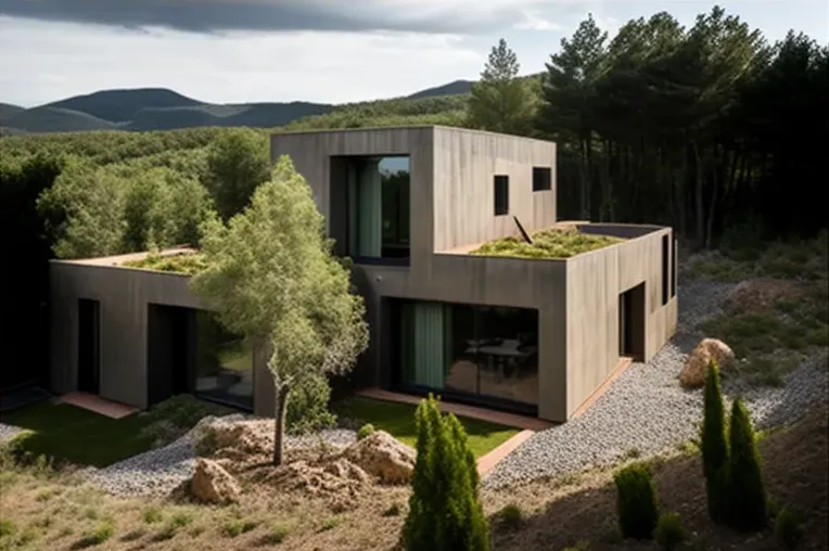 Arquitectura innovadora y vistas impresionantes en esta casa high-tech