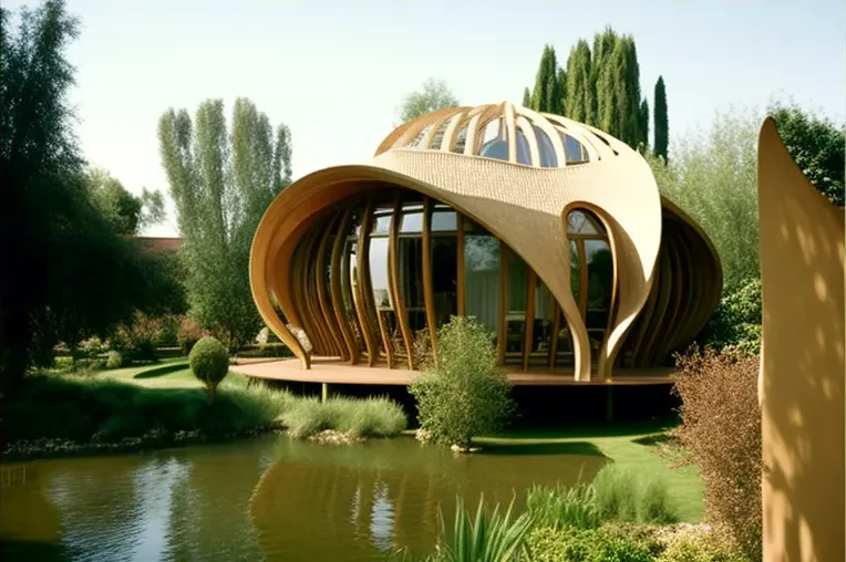 La Casa de los Sueños: Con estilo High-Tech y jardines con muros de privacidad con vegetación en el Parque Natural en Cantabria, España