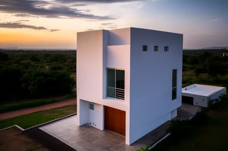 La Casa de las vistas panorámicas: Un refugio de diseño con iluminación natural y estacionamiento techado