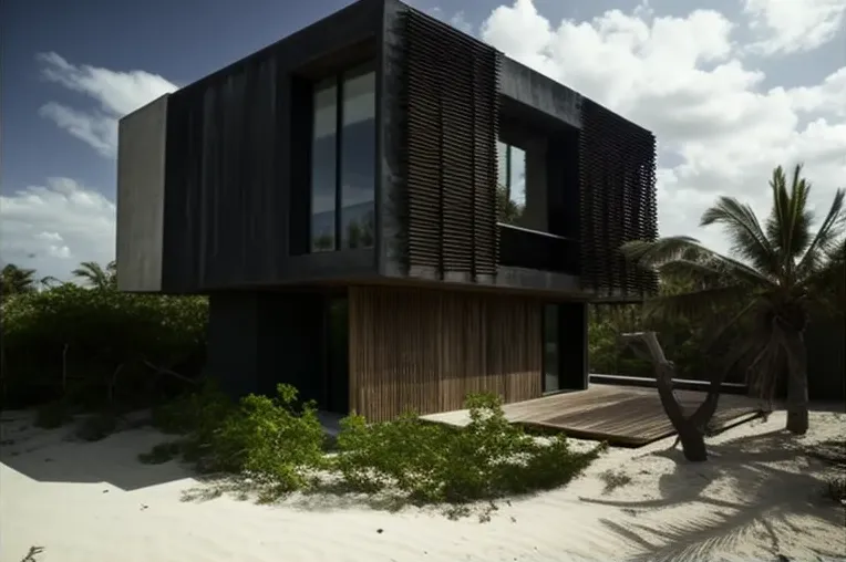 Armonía con la naturaleza y diseño moderno en esta casa cerca de la playa en Cancún