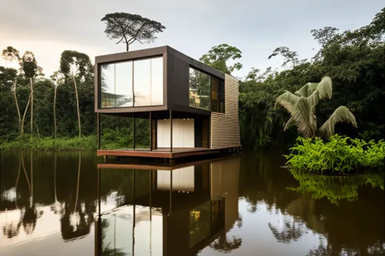 Armonía con la naturaleza en villa de lujo con estilo minimalista en Iquitos, Perú