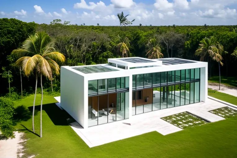 Refugio en la selva: Casa ecológica con techos altos en Punta Cana