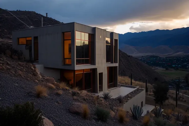 Casa minimalista en parque natural de Bolivia