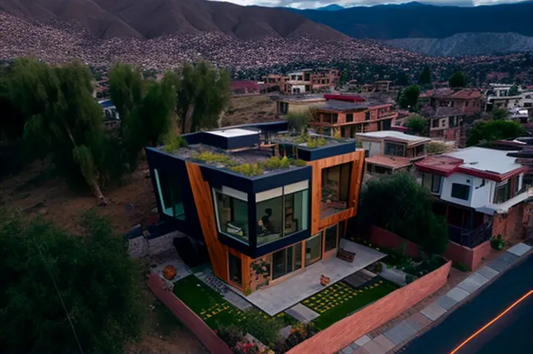 Techos altos y vistas impresionantes: Casa de lujo en un parque natural