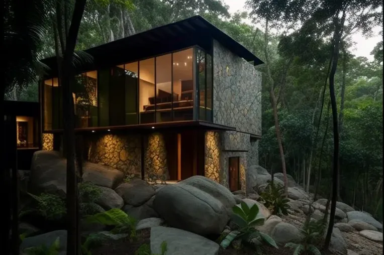Retirada de lujo en la jungla: Casa de arquitectura minimalista en Barranquilla