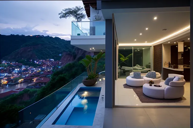 Casa de lujo con vistas impresionantes de las montañas nevadas en Cartagena