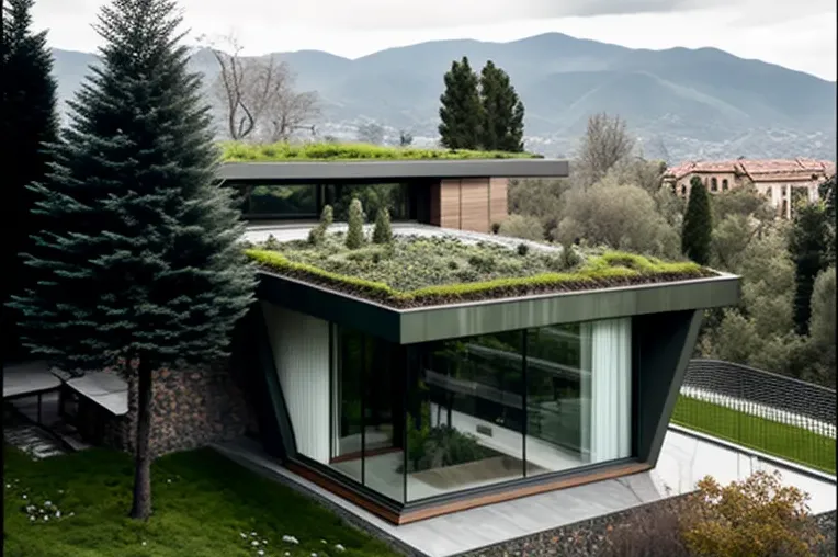 Eco-paradiso en las montañas: Villa con jardines privados