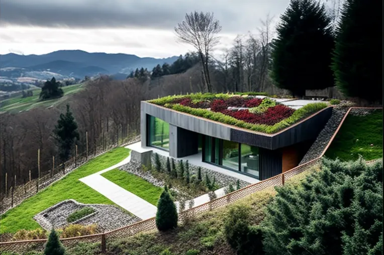 Escape a la naturaleza en esta villa de arquitectura ecológica