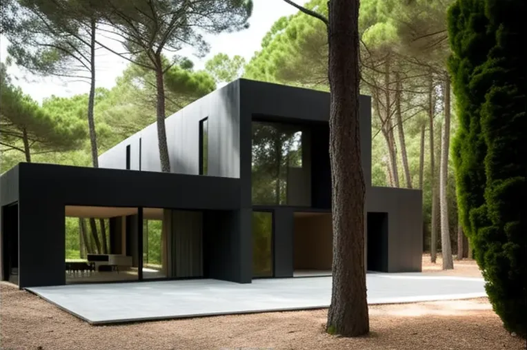 La villa minimalista en el bosque: vivir en armonía con la naturaleza en Mallorca