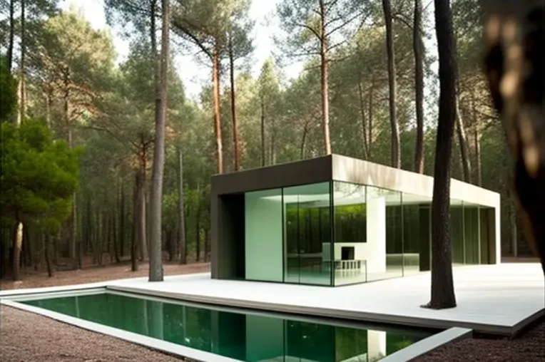 La naturaleza y la arquitectura minimalista se unen en esta villa de Madrid