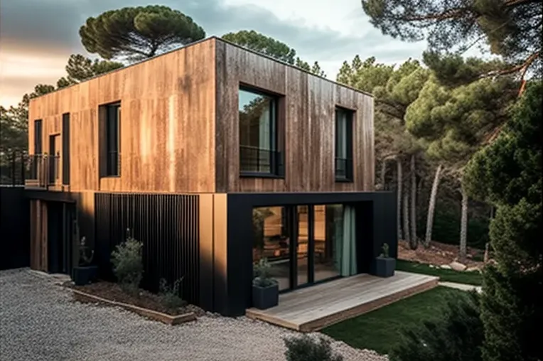 La Casa de Pizarra, Aluminio y Hormigón con Jacuzzi de Vapor en Ibiza