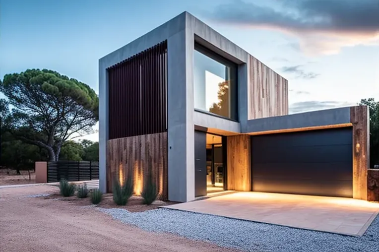 La Villa de Estilo Industrial con terrazas panorámicas en Ibiza