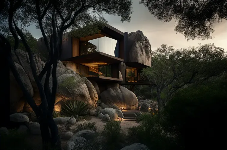 Lujosa belleza natural y diseño moderno en esta casa en Los Cabos, México