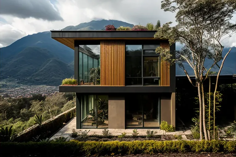 Casa de lujo con vistas a las montañas nevadas en Caracas