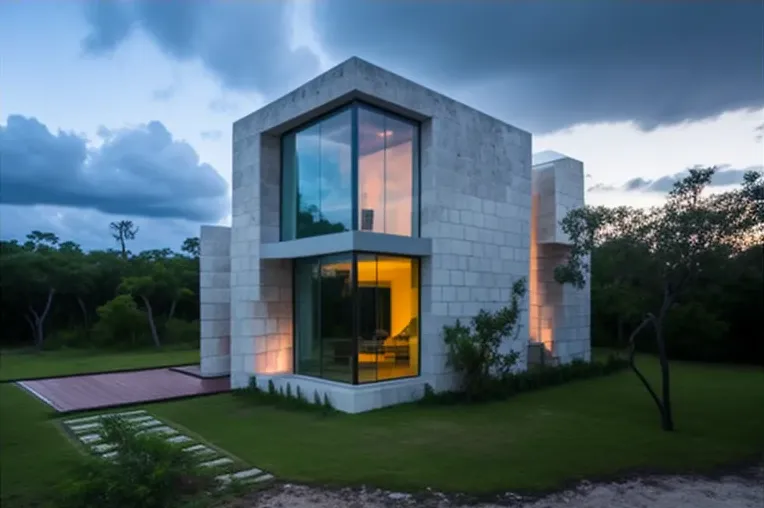 Vistas panorámicas y ambiente relajante en esta villa moderna en la montaña de Cancún, México