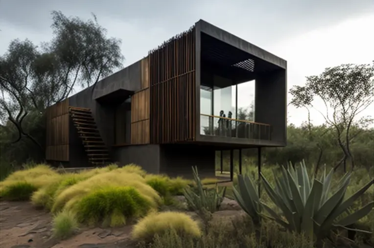 Vive rodeado de naturaleza y vistas impresionantes en esta Casa minimalista en Trujillo, Perú