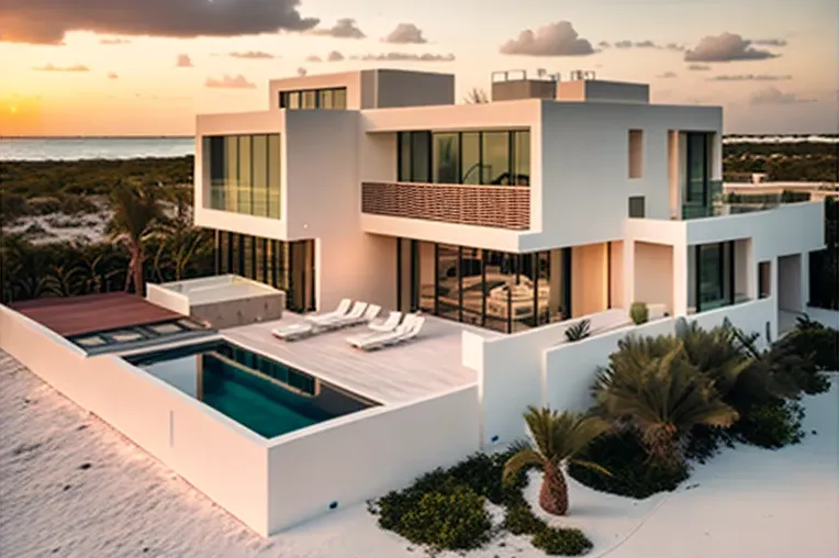 Casa de ensueño en Cancun con vistas impresionantes y piscina