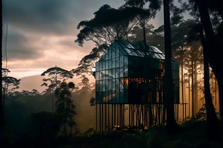 Vive en un paraíso de tecnología y naturaleza en esta Casa de lujo de estilo high-tech