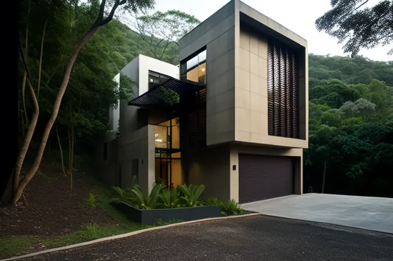 La arquitectura minimalista se une a la naturaleza en esta villa en Caracas