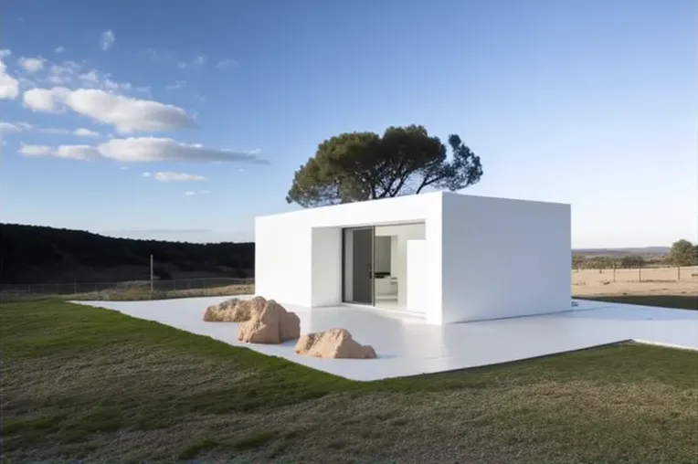 Lujosa villa minimalista en Menorca con piscina al aire libre