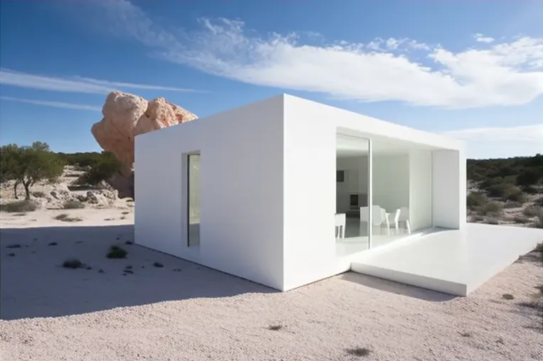 Villa de lujo en la montaña con piscina y acabados de marmol