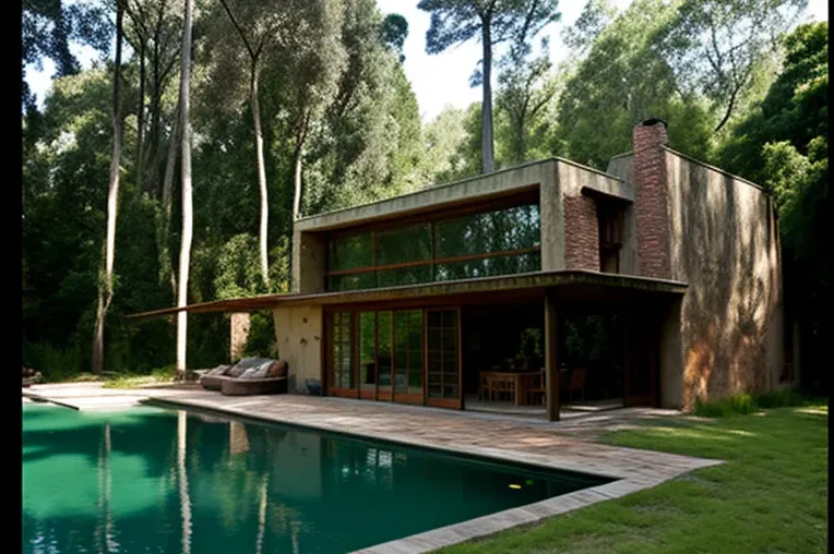 Lujosa Villa en el Bosque con Piscina Privada