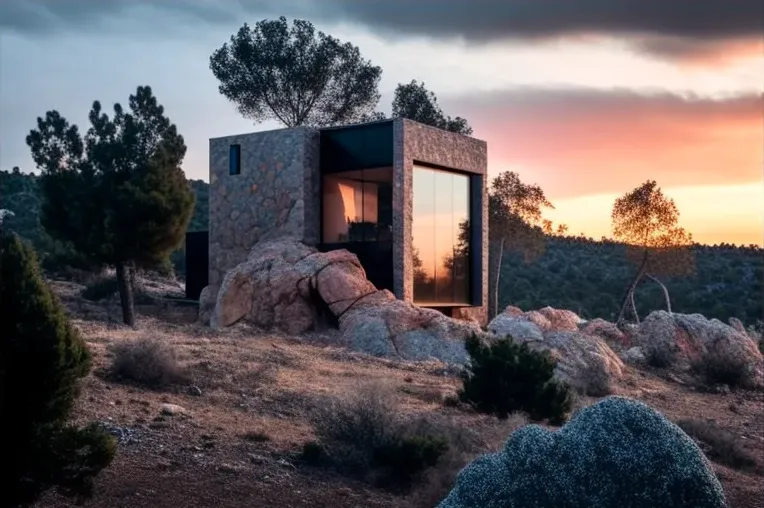 Arquitectura sostenible con vistas impresionantes en Ibiza