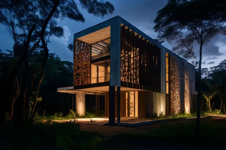 Modernidad y naturaleza: Casa de lujo en la jungla de Barranquilla, Colombia