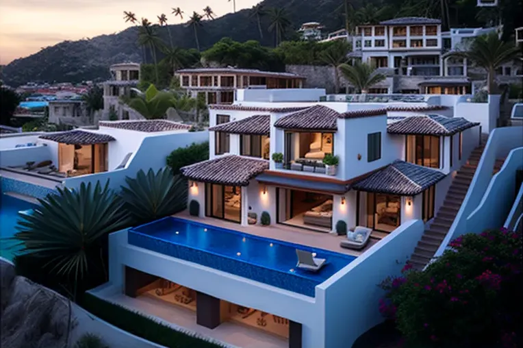 Villa Mediterránea de Lujo con Piscina Privada en Acapulco