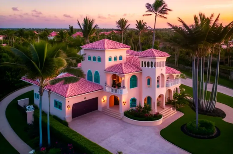Villa Mediterránea con vistas impresionantes en Punta Cana