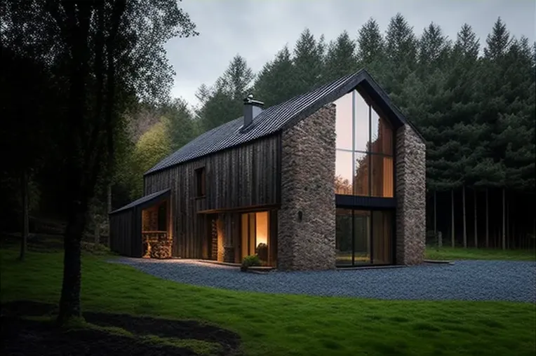 La naturaleza en casa: Casa industrial con terrazas y vistas impresionantes en Cantabria