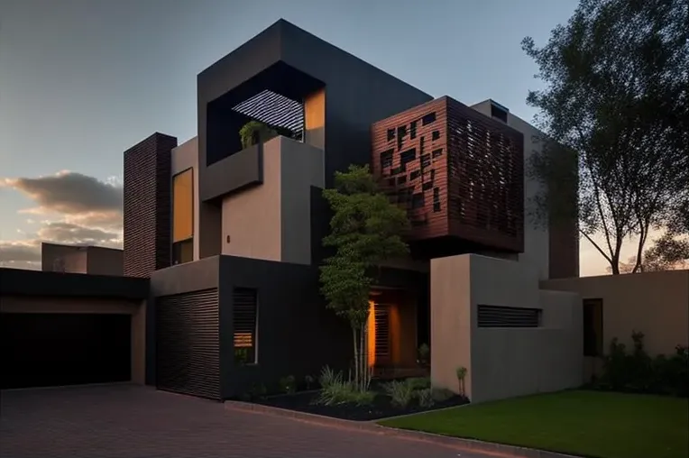 La Casa contemporánea con vista al atardecer en Puebla