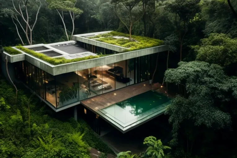 Experimenta la naturaleza en lujo en esta casa ecológica con piscina al aire libre y jacuzzi