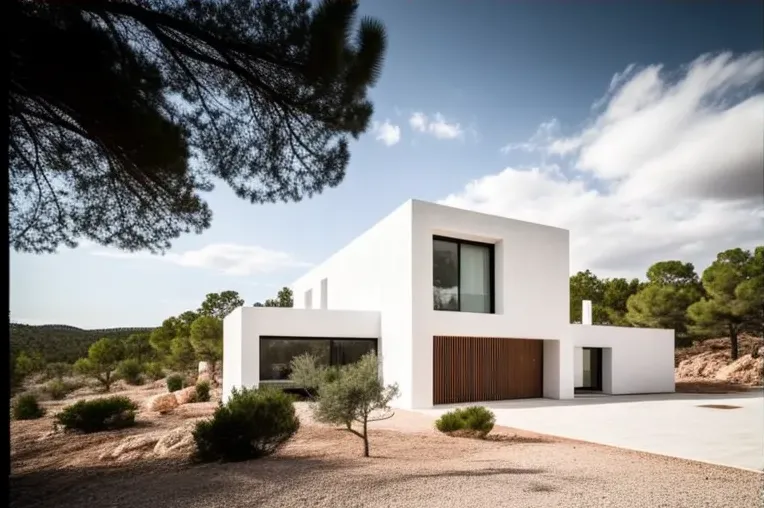 Escape a la naturaleza en esta casa de lujo con diseño contemporáneo en Ibiza