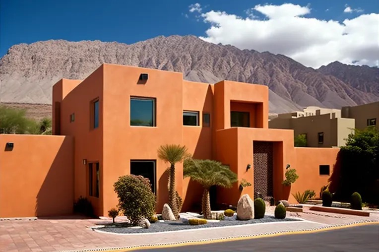 Casa mediterránea con vistas panorámicas en Arequipa, Perú